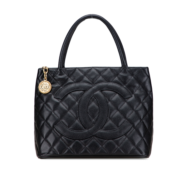 Pre-Loved Chanel Caviar Medallion Tote - Picture 1 of 11